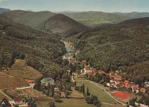 Bad Bergzabern - Bergzabern Kurtal - Luftbild - 1964