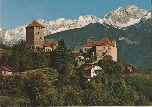 Italien - Italien - Meran - Merano - Schloß Tirol gegen Ifinger - ca. 1980