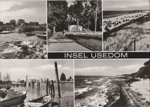 Usedom - u.a. Karlshagen, Hafen - 1983
