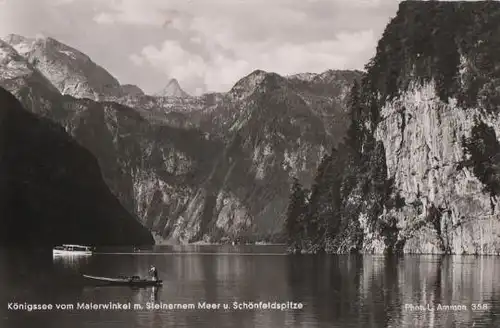 Berchtesgaden - Königssee vom Malerwinkel - 1958