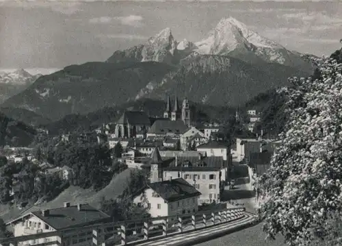 Berchtesgaden - mit Watzmann - 1959