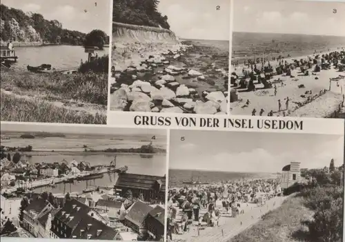 Usedom - u.a. Ückeritz, Strand - 1977