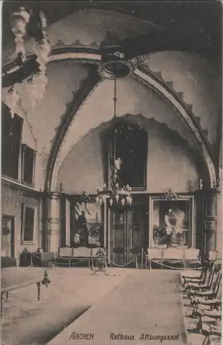 Aachen - Rathaus, Sitzungssaal - ca. 1935