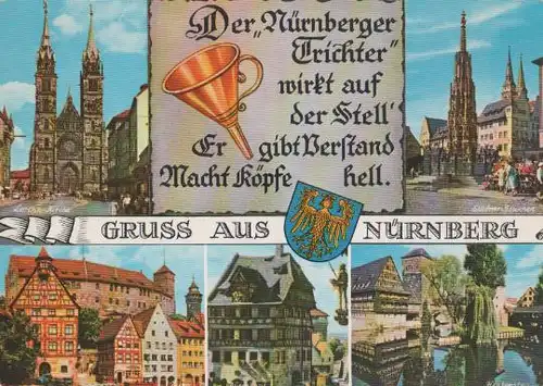 Nürnberg u.a. Lorenz-Kirche - ca. 1975