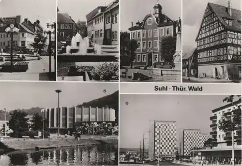 Suhl - u.a. Wilhelm-Pieck-Straße - 1981