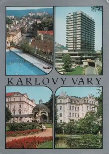 Tschechien - Tschechien - Karlovy Vary - Karlsbad - 4 Teilbilder - 1981