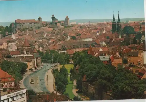 Nürnberg - Blick auf die Altstadt - ca. 1980