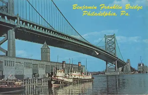 USA - Philadelphia - USA - Benjamin Franklin Bridge