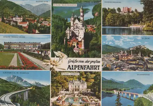 Alpen - u.a. Herrenchiemsee - 1974