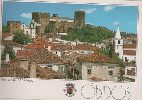 Portugal - Portugal - Obidos - Vista parcial do Castelo - 1996