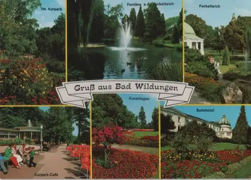 Bad Wildungen - u.a. Kurpark-Cafe - 1992