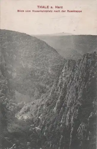 Thale - Blick vom Hexentanzplatz - 1938