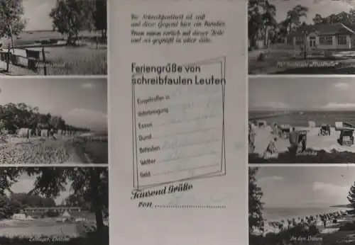 Lubmin - u.a. HO-Gaststätte Waldhalle - 1959