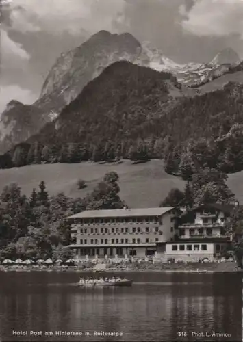 Hintersee - Hotel Post mit Reiteralpe - ca. 1960