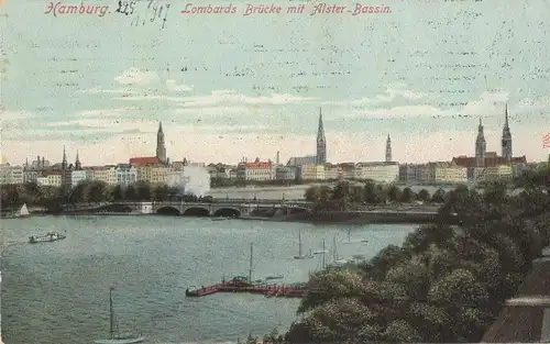Hamburg - Lombards Brücke