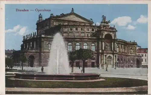 Dresden - Opernhaus - ca. 1930