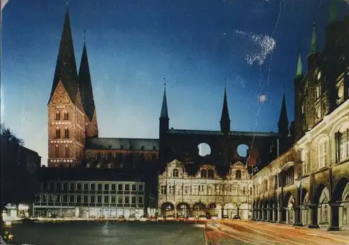 Lübeck - Marktplatz - 1971