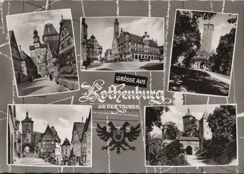 Rothenburg - mit 5 Bildern - ca. 1955