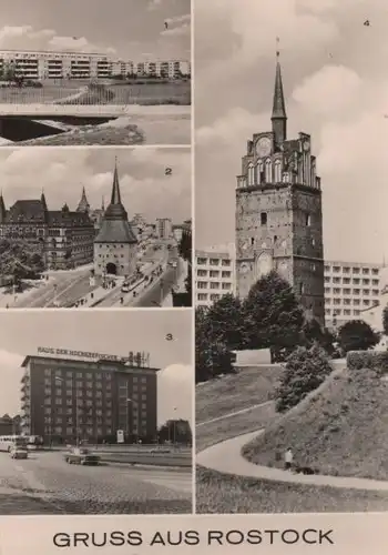 Rostock - u.a. Kröpeliner Tor - 1978