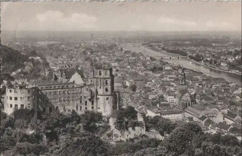 Heidelberg - Schloss und Stadt - 1958