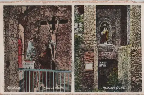 Koblenz-Arenberg - u.a. Herz Jesu Grotte - ca. 1935