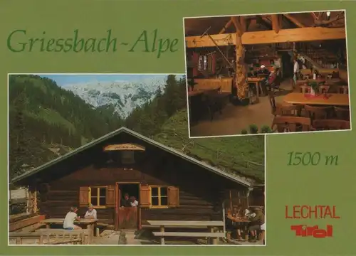 Österreich - Österreich - Elbigenalp - Griessbach-Alpe - ca. 1985