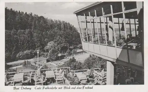 Bad Driburg - Blick auf Freibad - 1959