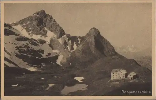 Allgäuer Alpen - Rappenseehütte - ca. 1950