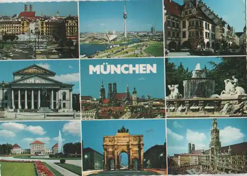 München u.a. Wittelsbacher Brunnen - 1978