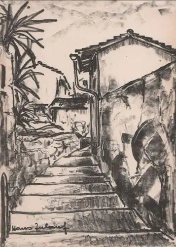 Treppe zum Haus - ca. 1965