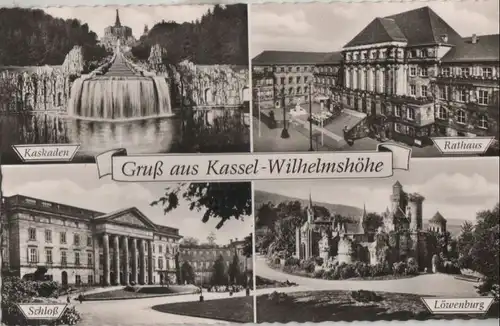 Kassel-Wilhelmshöhe - u.a. Schloß - ca. 1955