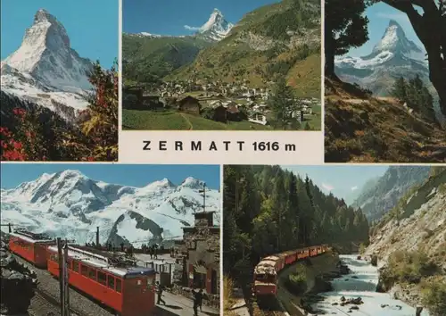 Schweiz - Schweiz - Zermatt - mit 5 Bildern - 1972