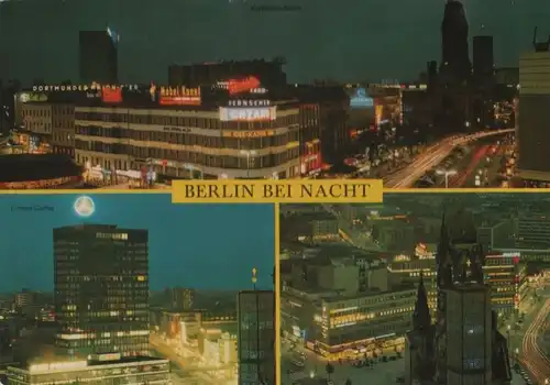 Berlin, Westteil - bei Nacht - 1981