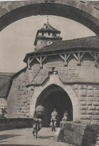 Einfahrt nach Rothenburg - 1963