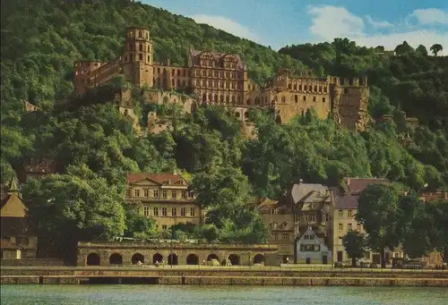 Heidelberg - Schloss von Hirschgasse - 1971