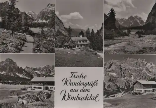 Wimbachtal - mit 5 Bildern - 1961