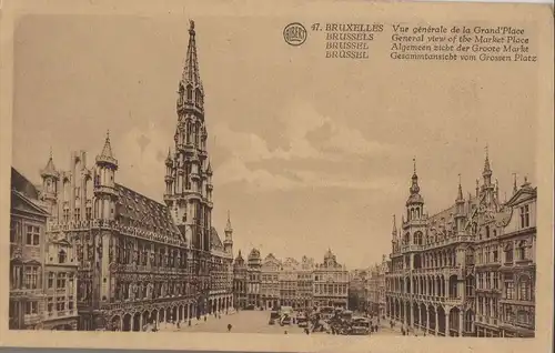 Belgien - Belgien - Bruxelles - Grand Place - ca. 1930