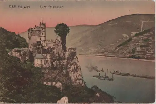 Trechtingshausen, Burg Rheinstein - ca. 1920