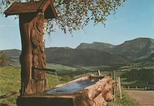 Oberstaufen - Blick zum Hochgrat - ca. 1985