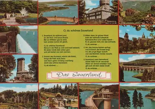 Sauerland - u.a. Möhnesee - ca. 1975