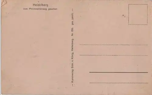Heidelberg - vom Philosophenweg gesehen