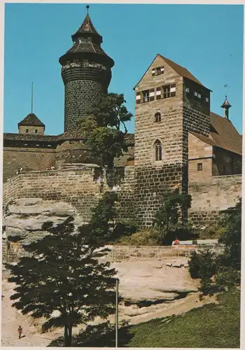 Nürnberg - Blick zum Sinwellturm - ca. 1980