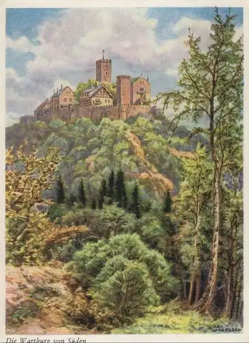 Eisenach - Wartburg von Süden