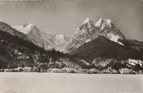 Grainau-Hammersbach - gegen Zugspitzgruppe - 1970