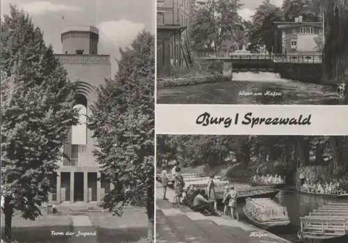 Burg (Spreewald) - u.a. Turm der Jugend - 1975