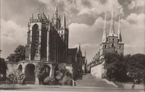 Erfurt - Dom und Severikirche - 1958