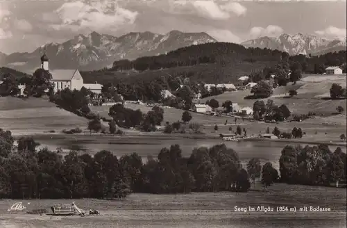 Seeg - mit Badesee - ca. 1955