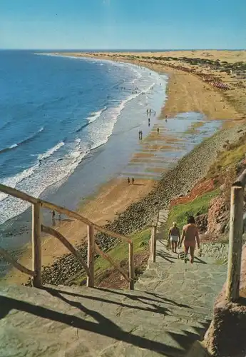 Spanien - Playa del Inglés - Spanien - Treppe zum Strand