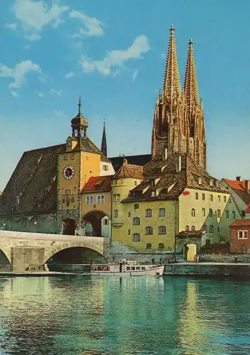 Regensburg - Blick zum Dom