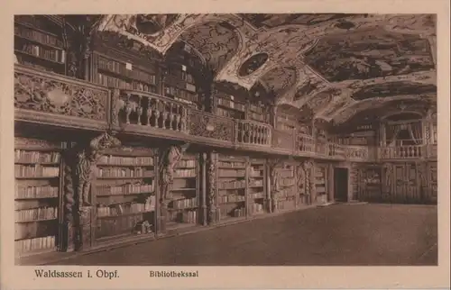 Waldsassen - Bibliotheksaal - ca. 1935